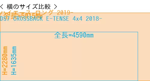 #ハイエース ロング 2019- + DS7 CROSSBACK E-TENSE 4x4 2018-